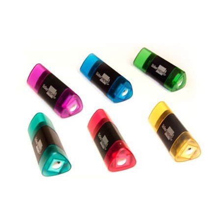 GOMA LIDERPAPEL TRIANGULAR CON SACAPUNTAS