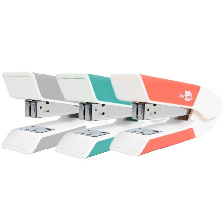 GRAPADORA LIDERPAPEL CON REGAL O EXTRAEGRAPAS Y CAJA DE 1000 GRAPAS 26/6,24/6, 22/6 20H COLORES SURTIDOS