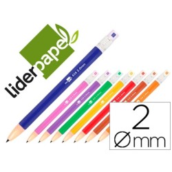 PORTAMINAS LIDERPAPEL 2MM COLORES SURTIDOS