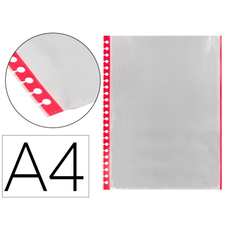 RECAMBIO FUNDA LIDERPAPEL INTERCAMBIABLES DIN A4 BORDES SURTIDOS BOLSA DE 10 UNIDADES