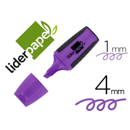 ROTULADOR LIDERPAPEL MINI FLUORESCENTE VIOLETA