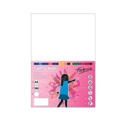 Cartulina Fabrisa - A4 - 180g - Color blanco (PACK INDIVISIBLE DE 50 UNIDADES)