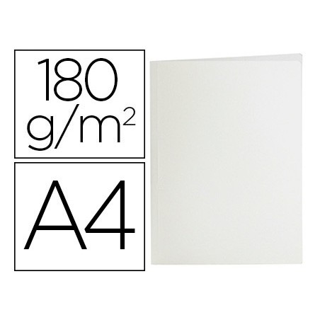 SUBCARPETA LIDERPAPEL A4 BLANCO 180G/M2 (PACK INDIVISIBLE 50 UDS)