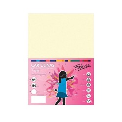 Cartulina Fabrisa - A4 - 180g - Color marfil (PACK INDIVISIBLE DE 50 UNIDADES)