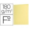 SUBCARPETA LIDERPAPEL FOLIO AMARILLO PASTEL 180G/M2 (PACK INDIVISIBLE 50 UDS)