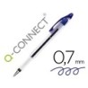 BOLIGRAFO Q-CONNECT DELTA AZUL -SUJECION DE CAUCHO -CON CAPUCHON