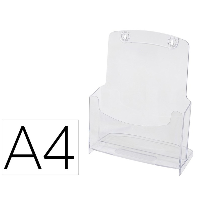 EXPOSITOR SOBREMESA Q-CONNECT METACRILATO A4 REF.5753
