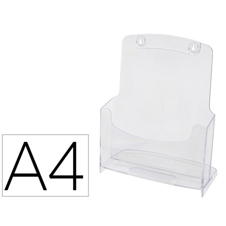 EXPOSITOR SOBREMESA Q-CONNECT METACRILATO A4 REF.5753