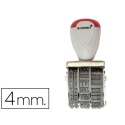 FECHADOR Q-CONNECT CON BANDA INCLUIDO DIA-MES-AÑO 4MM