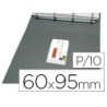 FUNDA AUTOADHESIVA Q-CONNECT PARA TARJETAS DE VISITA 60X95MM PACK DE 10 UNIDADES