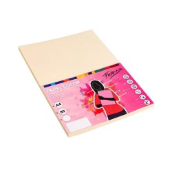 Papel multifunción Fabrisa - A4 - 80 g - Color marfil - Pack 100 hojas