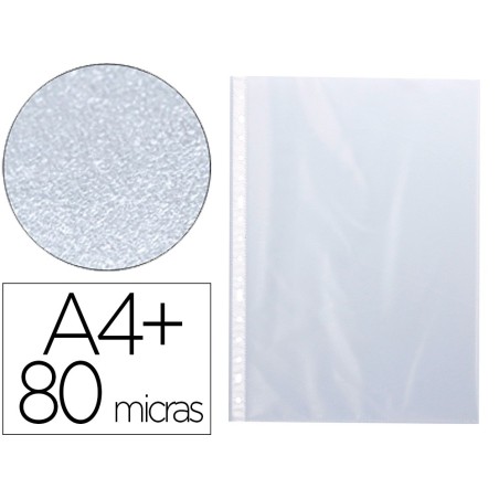 FUNDA MULTITALADRO Q-CONNEC FOLIO 80MC PIEL DE NARANJA BOLSA DE 10 UNIDADES