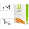 GOMILLAS ELASTICAS Q-CONNECT 1000 GR NUMERO 4 40 X 2 MM