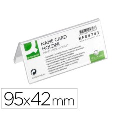 IDENTIFICADORES SOBREMESA Q-CONNECT METACRILATO 95X42 MM REF.5730