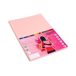Papel multifunción Fabrisa - A4 - 80 g - Color melocotón - Pack 100 hojas
