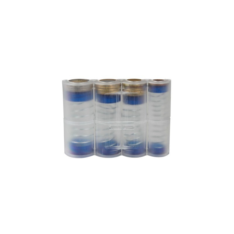 PORTAMONEDAS Q-CONNECT CON MUELLE VALIDO PARA 8 FRACCIONES DE EUROS