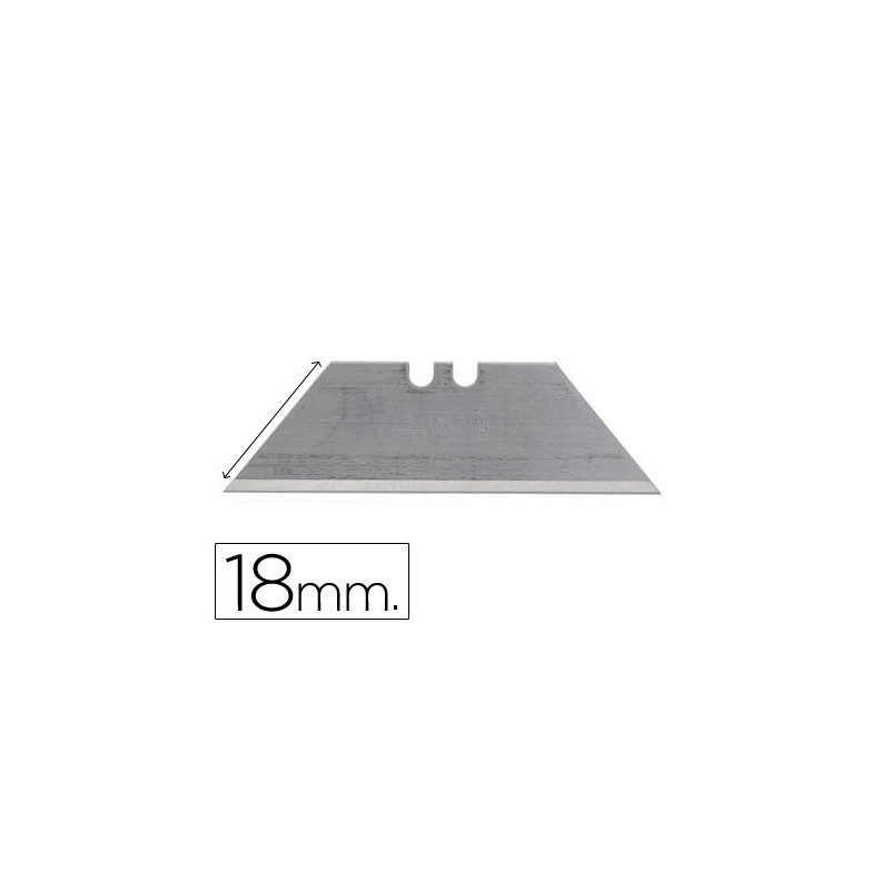 REPUESTO CUTER Q-CONNECT BLISTER DE 10 UNIDADES PARA CUTER KF16814 / KF16815 / KF16816