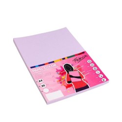 Papel multifunción Fabrisa - A4 - 80 g - Color lavanda - Pack 100 hojas
