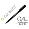 ROTULADOR Q-CONNECT PUNTA DE FIBRA FINE LINER NEGRO 0.4 MM