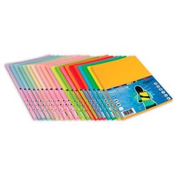 Papel multifunción Fabrisa - A4 - 80 g - Color amarillo limón - Pack 100 hojas