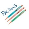 BOLIGRAFO BELIUS BRELA CUERPO HEXAGONAL CON CLIP COLORES PASTELES CAJA DE REGALO CON 3 BOLIGRAFOS