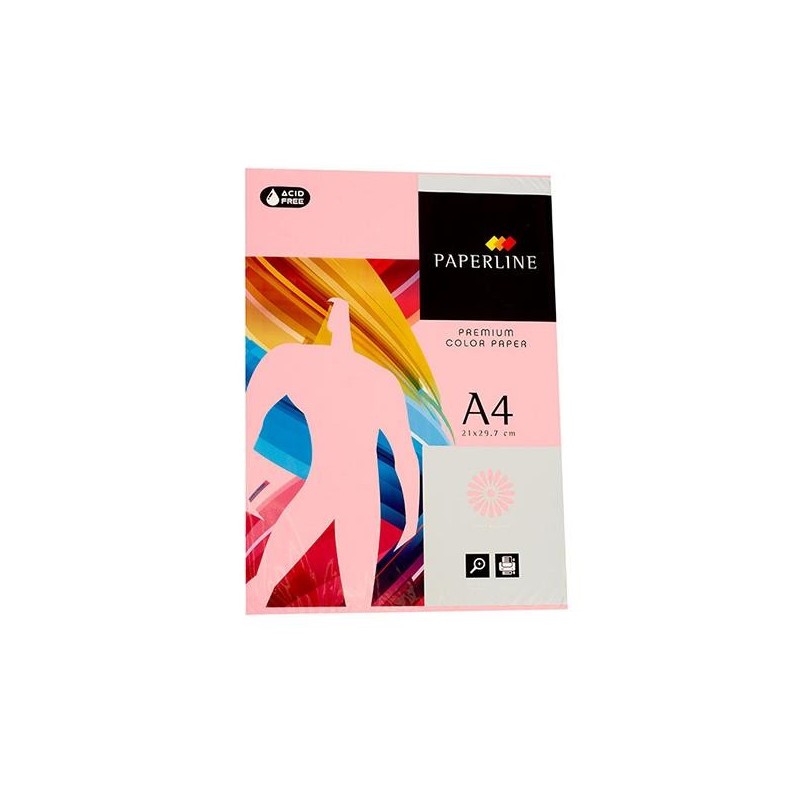 Papel multifunción Fabrisa - A4 - 80 g - Color rosa claro - Pack 500 hojas