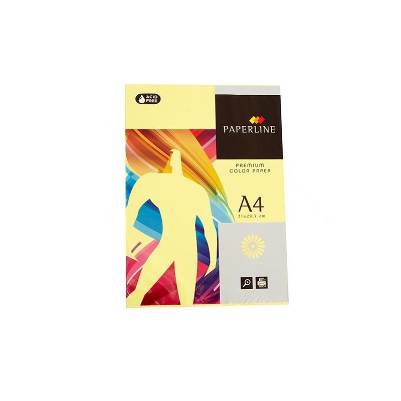 Papel multifunción Fabrisa - A4 - 80 g - Color amarillo - Pack 500 hojas