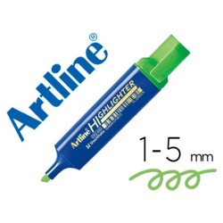 ROTULADOR ARTLINE FLUORESCENTE EKS-600 VERDE PUNTA BISELADA