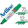 ROTULADOR ARTLINE MARCADOR PERMANENTE 100 VERDE -PUNTA BISELADA