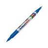 ROTULADOR ARTLINE MARCADOR PERMANENTE EK-041T AZUL -DOBLE PUNTA 0.4 Y 1.0 MM