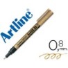 ROTULADOR ARTLINE MARCADOR PERMANENTE TINTA METALICA EK-999 ORO -PUNTA REDONDA 0.8 MM