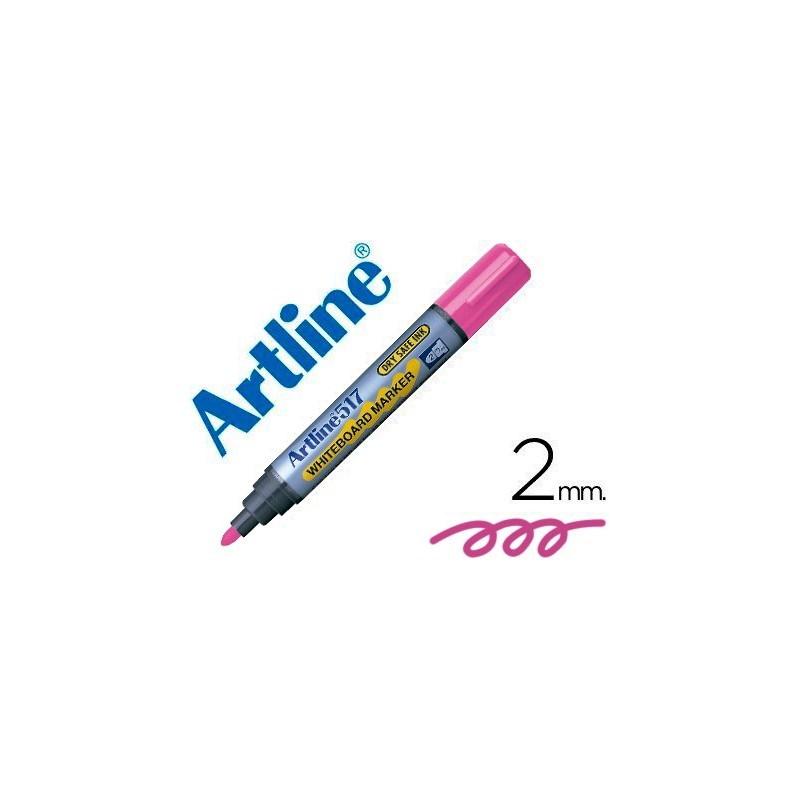 ROTULADOR ARTLINE PIZARRA EK-517 ROSA -PUNTA REDONDA 2 MM -TINTA DE BAJO OLOR