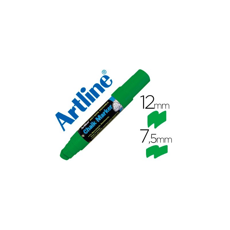 ROTULADOR ARTLINE PIZARRA VERDE NEGRA EPW-12 MM COLOR VERDE