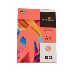 Papel multifunción Fabrisa - A4 - 80 g - Color rojo - Pack 500 hojas