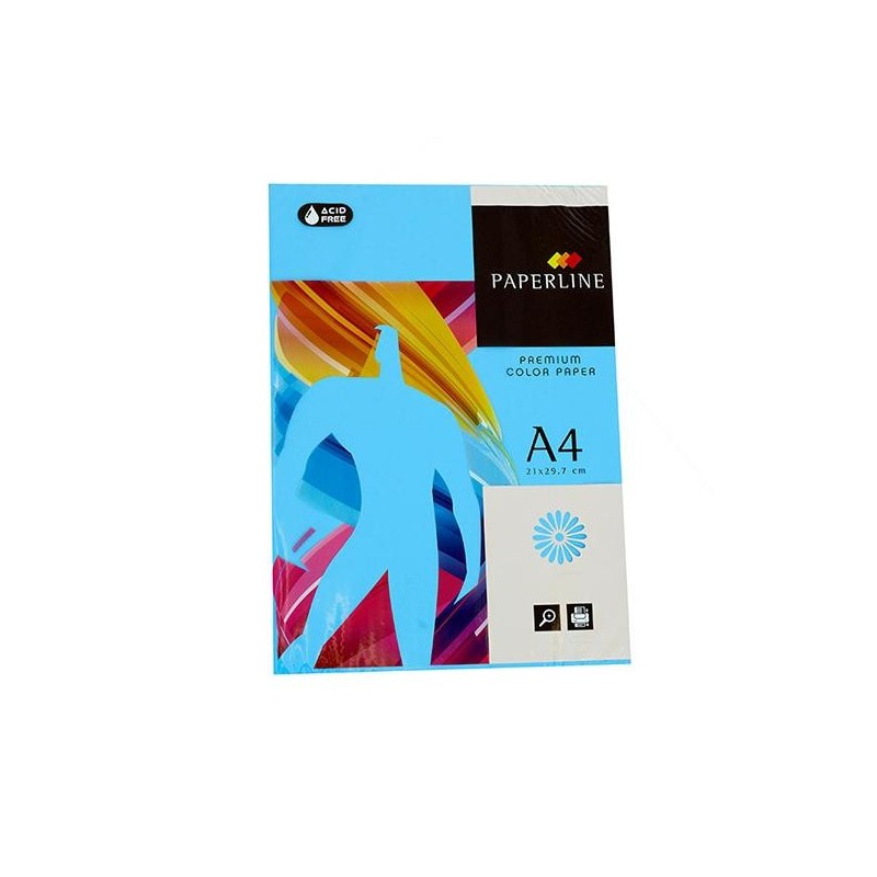 Papel multifunción Fabrisa - A4 - 80 g - Color azul turquesa - Pack 500 hojas Papel multifunción Fabrisa - A4 - 80 g - Color azul turquesa - Pack 500 hojas