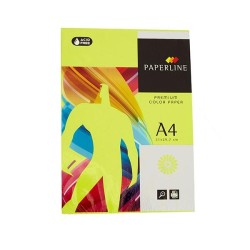 Papel multifunción Fabrisa - A4 - 75 g - Color verde fluorescente - Pack 500 hojas