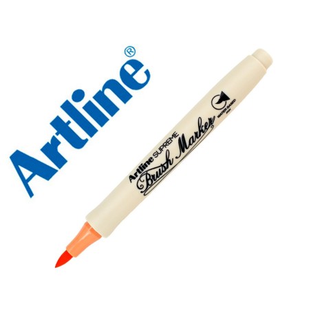 ROTULADOR ARTLINE SUPREME BRUSH EPFS PINTURA BASE DE AGUA PUNTA TIPO PINCEL TRAZO FINO ALBARICOQUE (PACK INDIVISIBLE 12 UDS)