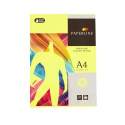 Papel multifunción Fabrisa - A4 - 75 g - Color amarillo fluorescente - Pack 500 hojas