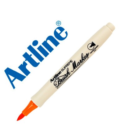 ROTULADOR ARTLINE SUPREME BRUSH EPFS PINTURA BASE DE AGUA PUNTA TIPO PINCEL TRAZO FINO NARANJA OSCURO (PACK INDIVISIBLE 12 UDS)