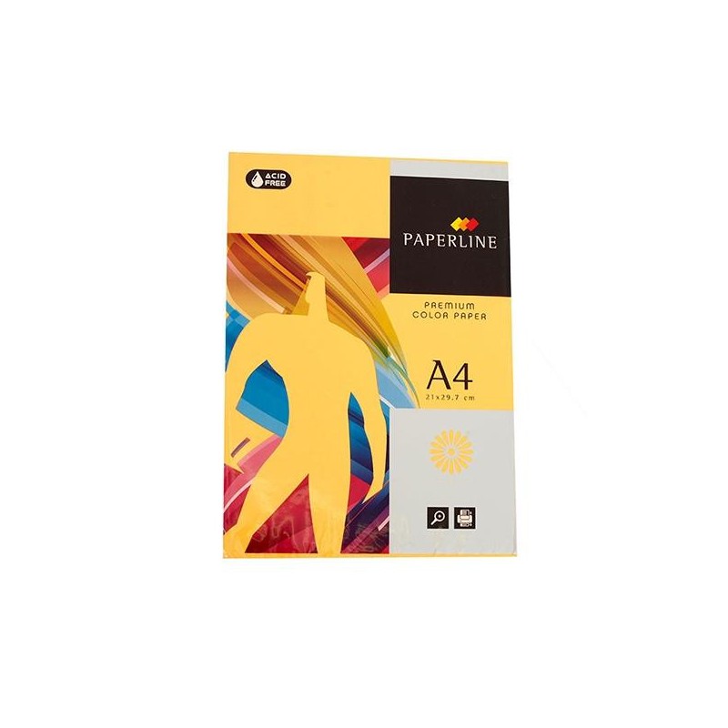 Papel multifunción Fabrisa - A4 - 75 g - Color naranja fluorescente - Pack 500 hojas Papel multifunción Fabrisa - A4 - 75 g - Color naranja fluorescente - Pack 500 hojas