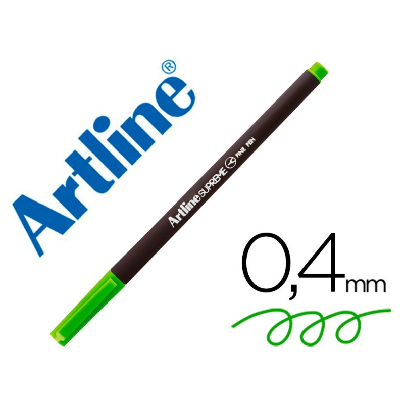 ROTULADOR ARTLINE SUPREME EPFS200 FINE LINER PUNTA DE FIBRA AMARILLO LIMON 0,4 MM (PACK INDIVISIBLE 12 UDS)