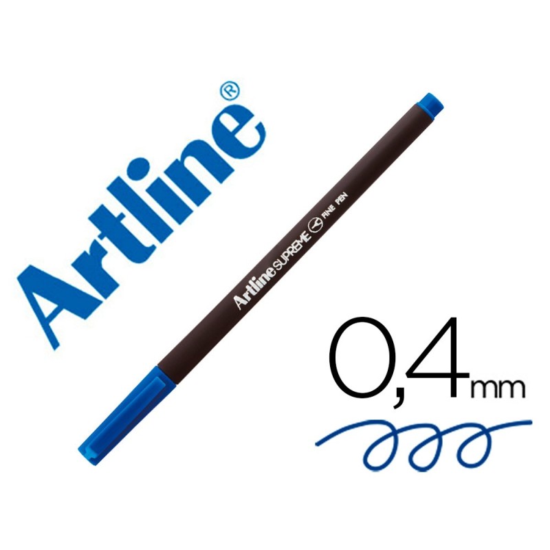 ROTULADOR ARTLINE SUPREME EPFS200 FINE LINER PUNTA DE FIBRA AZUL 0,4 MM (PACK INDIVISIBLE 12 UDS)