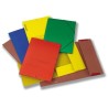 Carpeta de gomas Fabrisa - Cartón - Barnizada - Solapas - Folio - 450 g - Color rojo