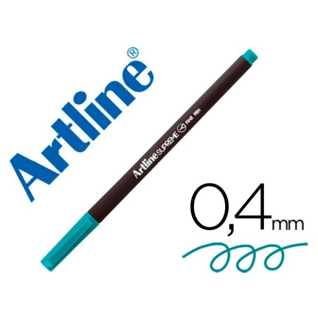 ROTULADOR ARTLINE SUPREME EPFS200 FINE LINER PUNTA DE FIBRA TURQUESA 0,4 MM (PACK INDIVISIBLE 12 UDS)