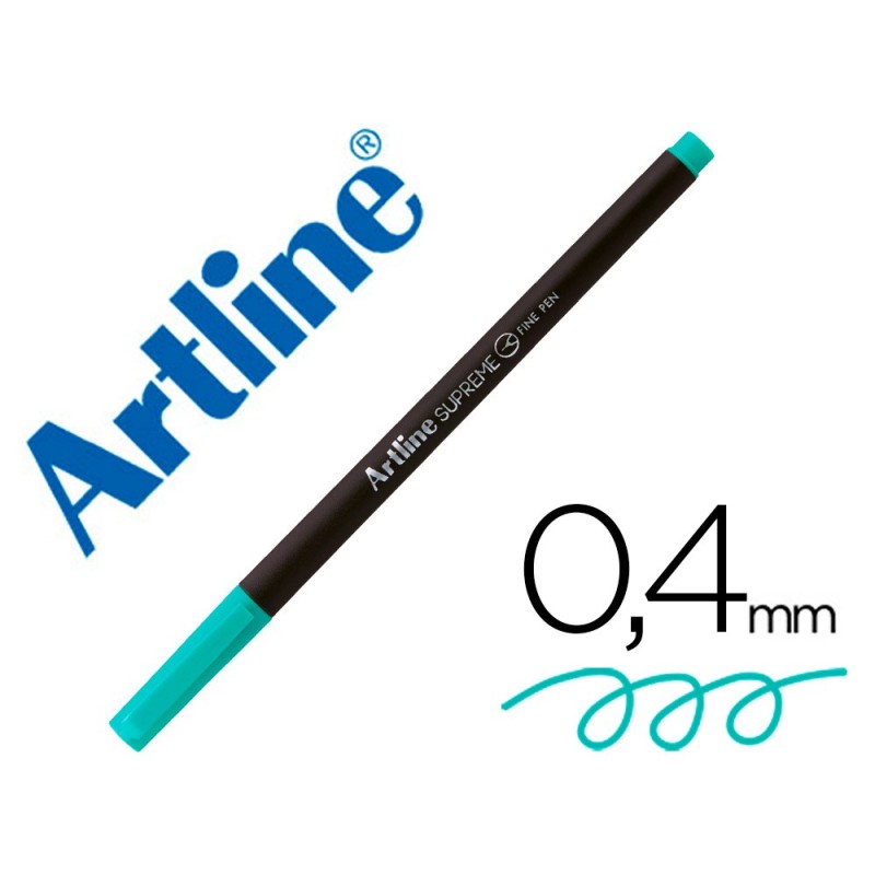 ROTULADOR ARTLINE SUPREME EPFS200 FINE LINER PUNTA DE FIBRA TURQUESA CLARO 0,4 MM (PACK INDIVISIBLE 12 UDS)