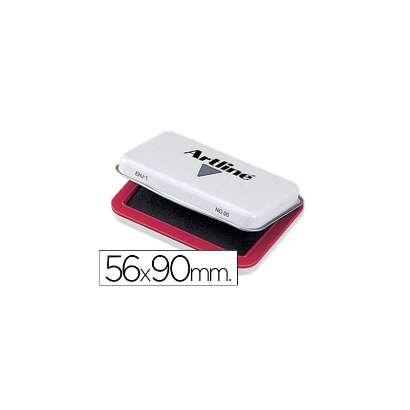 TAMPON ARTLINE N  0 ROJO -56X90 MM