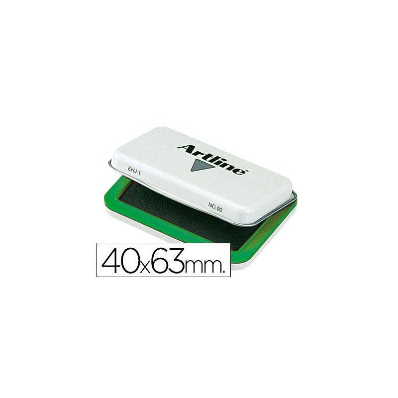 TAMPON ARTLINE N  00 VERDE -40X63 MM