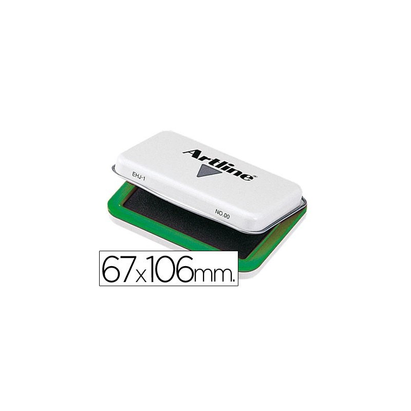 TAMPON ARTLINE N  1 VERDE -67X106 MM