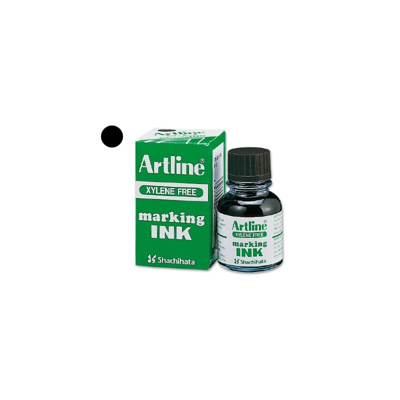 TINTA ROTULADOR ARTLINE ESK-20 NEGRO FRASCO DE 20 CC SIN XILENO