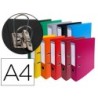 ARCHIVADOR DE PALANCA EXACOMPTA CARTON FORRADO PVC DIN A4 COLORES SURTIDOS LOMO 70 MM CON COMPRESOR (PACK INDIVISIBLE 10 UDS)